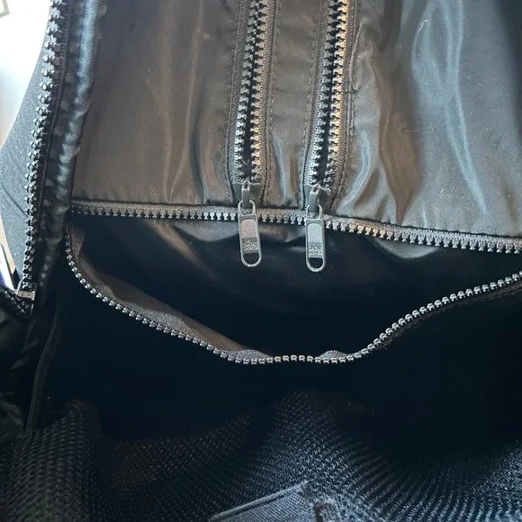 Dagne Dover Large Dakota Neoprene Backpack Onyx Black Large Travel Laptop Bag - Picture 8 of 16